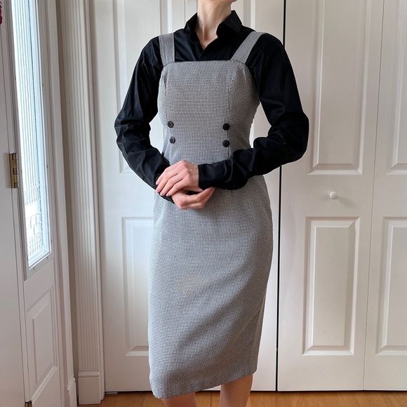 Vintage LA BELLE Gingham Print Dress - Picture 4 of 6